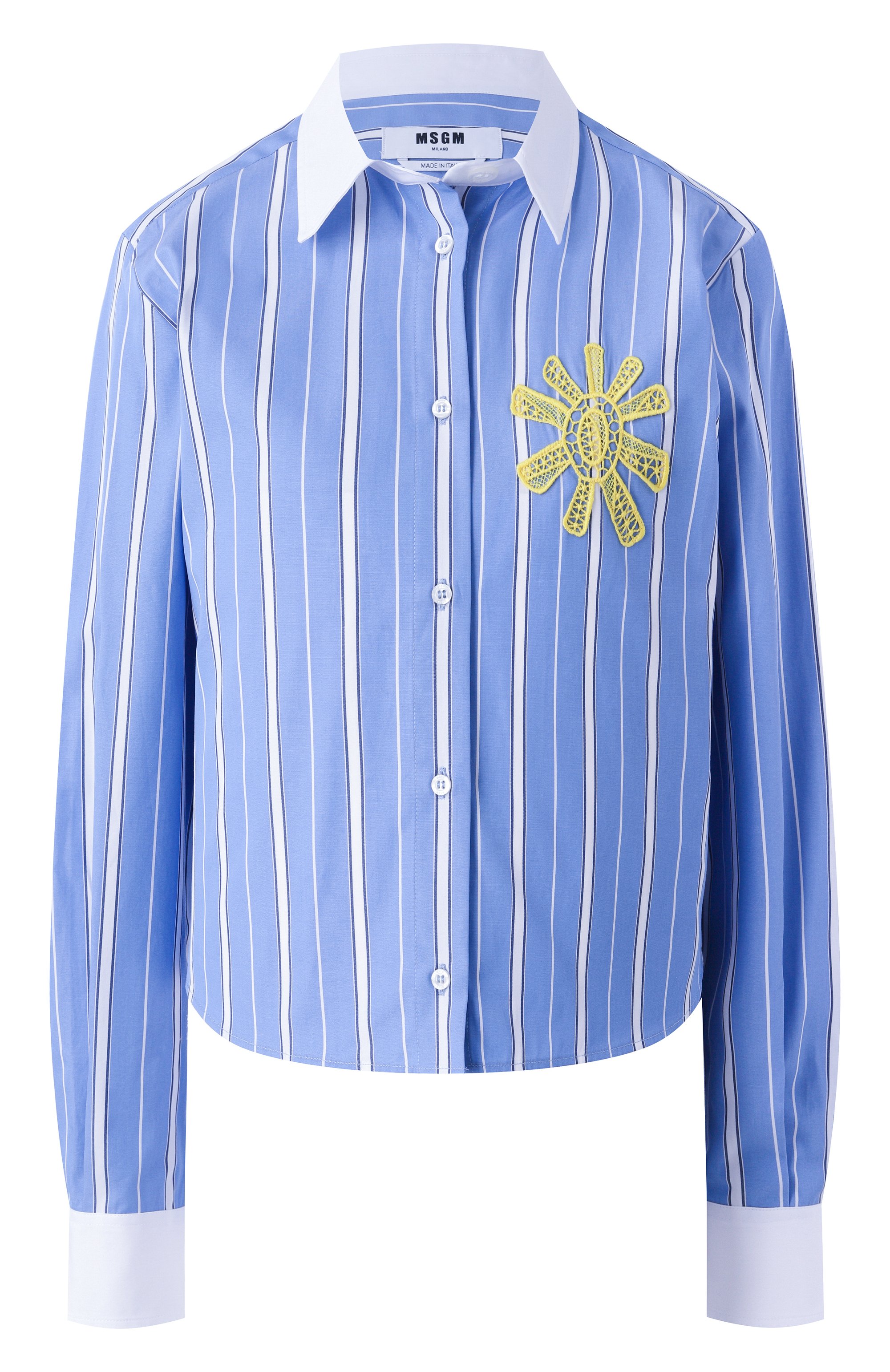 Хлопковая рубашка MSGM, арт. 3841MDE25XY/257117, фото 1