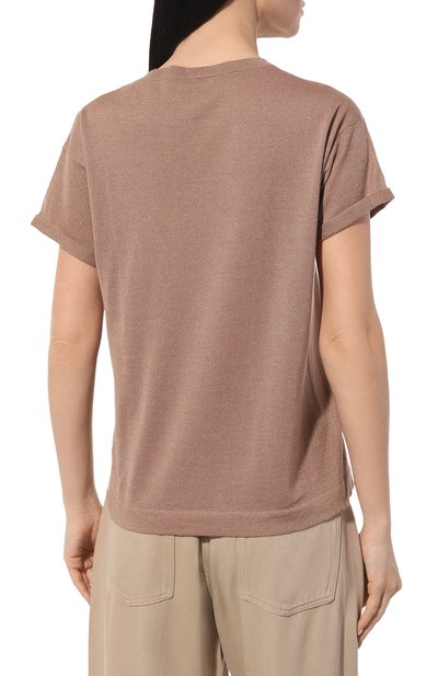 Пуловер из кашемира и шелка BRUNELLO CUCINELLI, арт. M41810000, фото 4