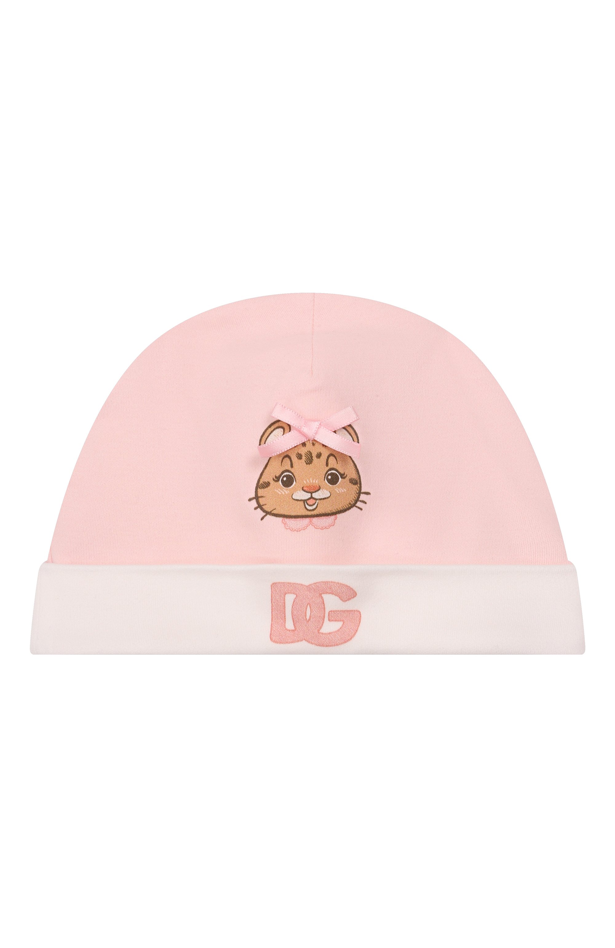 Комплект из трех предметов DOLCE & GABBANA светло-розового цвета по цене 59900 руб., арт. L2J04T/G7PN0, фото 4 Комплект из трех предметов DOLCE & GABBANA, арт. L2J04T/G7PN0, фото 4