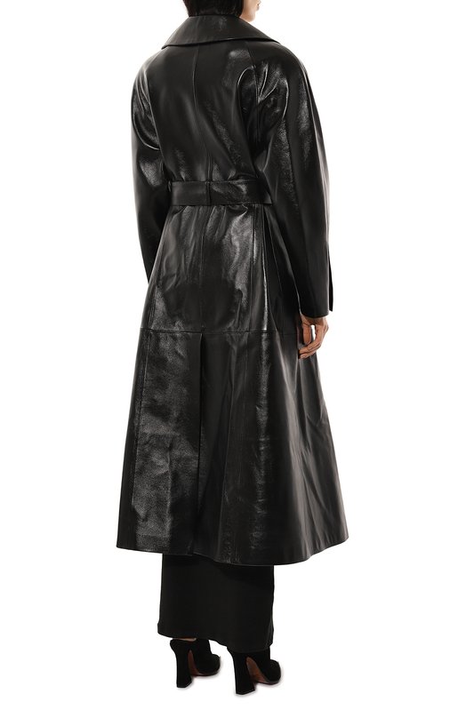 Кожаный плащ Gooroo LCT002-6000-900-FW24/25 Чёрный  LCT002-6000-900-FW24/25 Фото 4