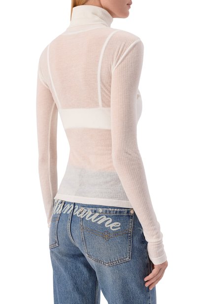 Водолазка GOOROO кремового цвета по цене 38880 руб., арт. KTP014-8733-101-FW25/26, фото 4 Водолазка GOOROO, арт. KTP014-8733-101-FW25/26, фото 4