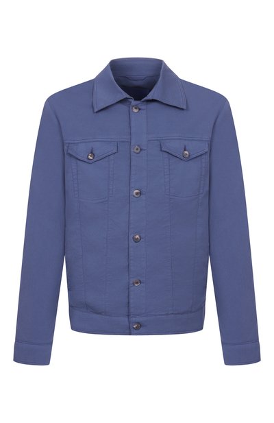 Мужская куртка-рубашка из хлопка и шелка MVST, арт. M26.CSM.J402/TFANT