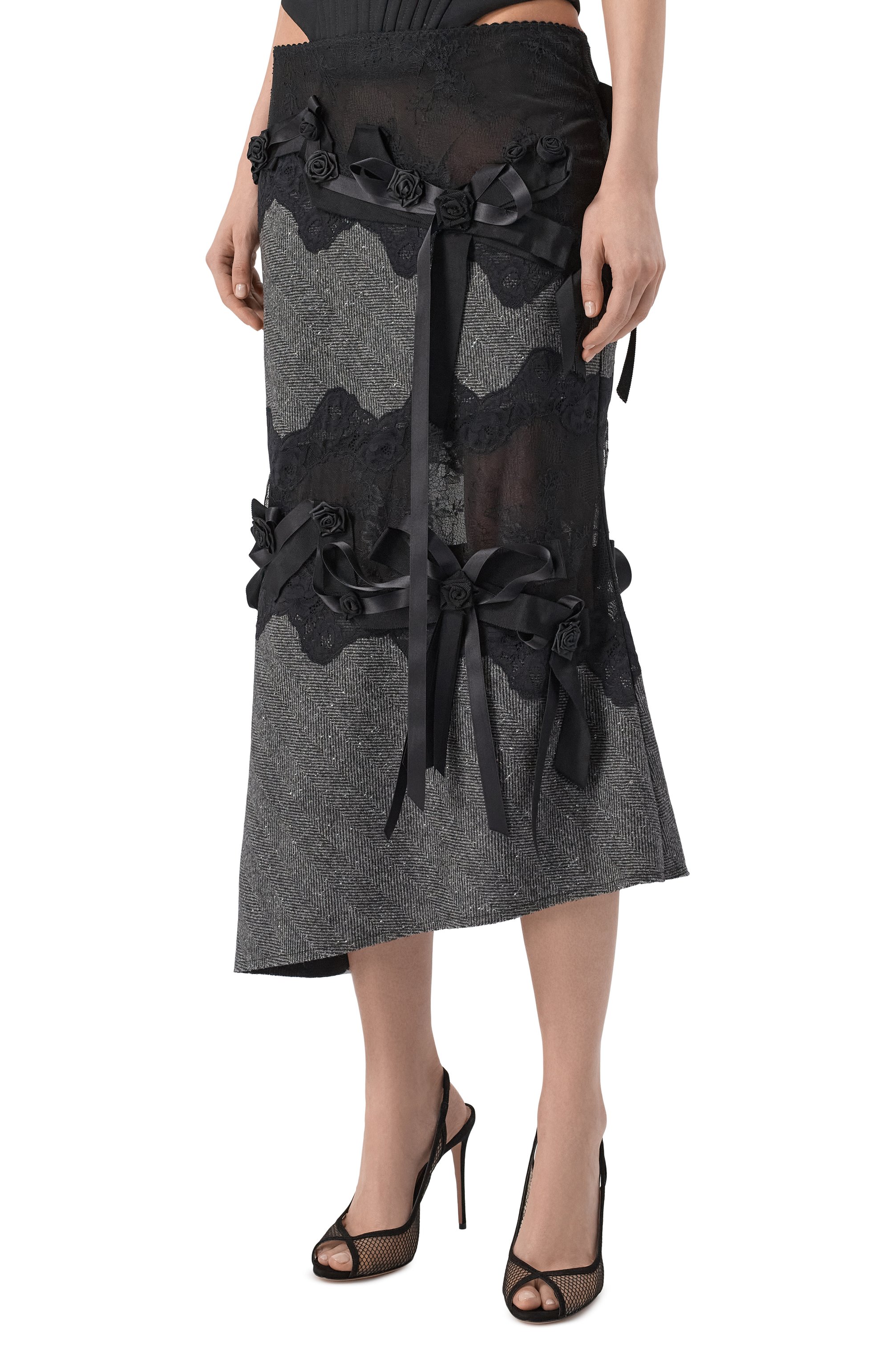 Комбинированная юбка DANIIL ANTSIFEROV, арт. DA_3210G, фото 3