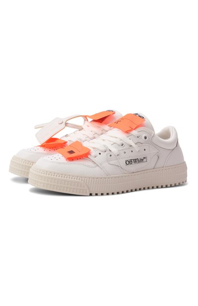 Мужские кожаные кеды 3.0 court OFF-WHITE, арт. 0MIA29KC99LEA001