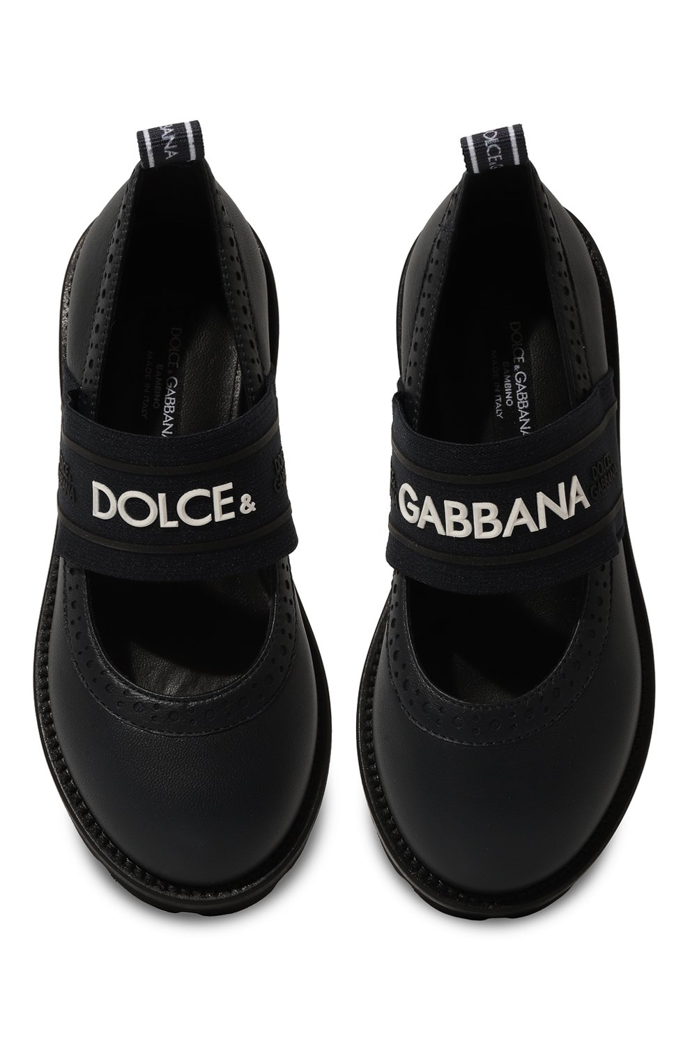 Кожаные туфли DOLCE & GABBANA, арт. D10960/AW087/29-36, фото 6