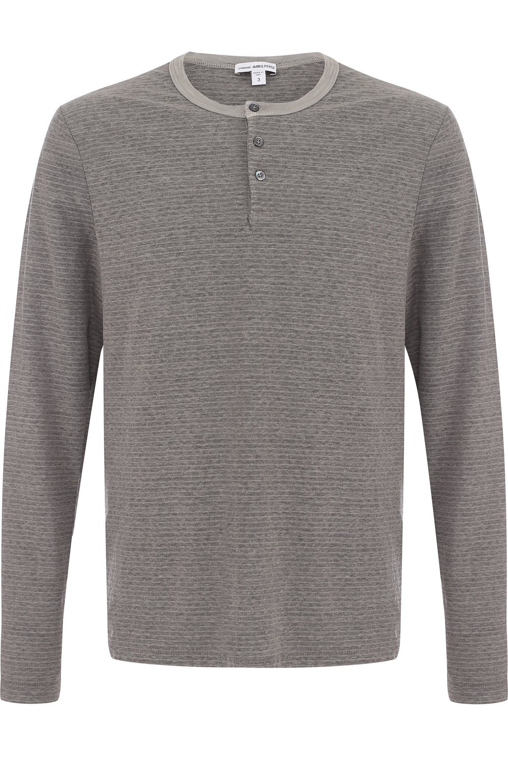 Хлопковый лонгслив хенли JAMES PERSE, арт. MRMS3181, фото 1