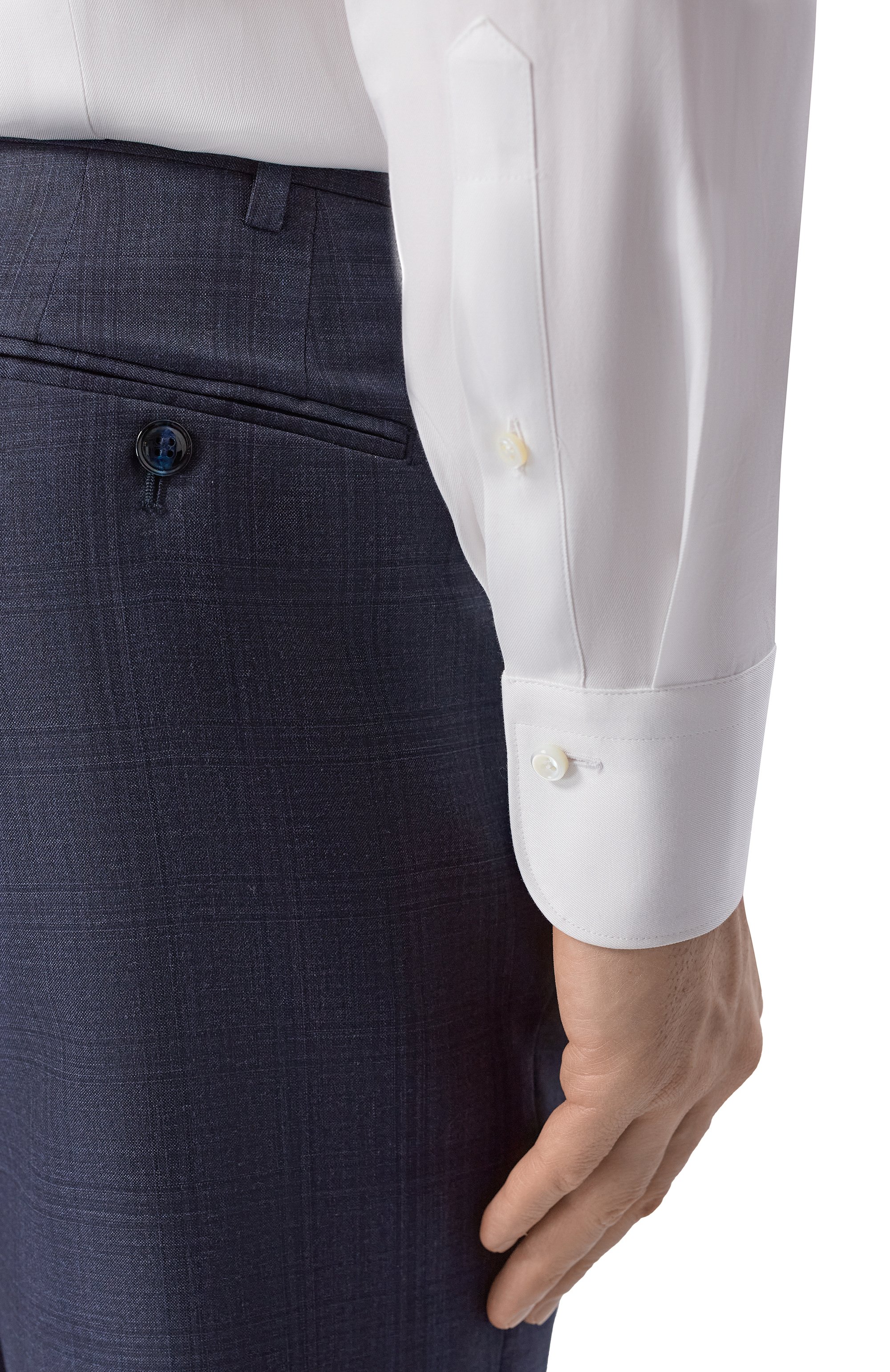 Хлопковая сорочка VAN LAACK белого цвета по цене 29950 руб., арт. VL-MIVARA-TF/150290, фото 5 Хлопковая сорочка VAN LAACK, арт. VL-MIVARA-TF/150290, фото 5