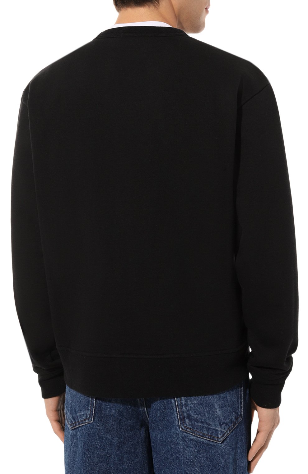 Хлопковый свитшот ACNE STUDIOS, арт. FN-MN-SWEA000091BLACK, фото 4