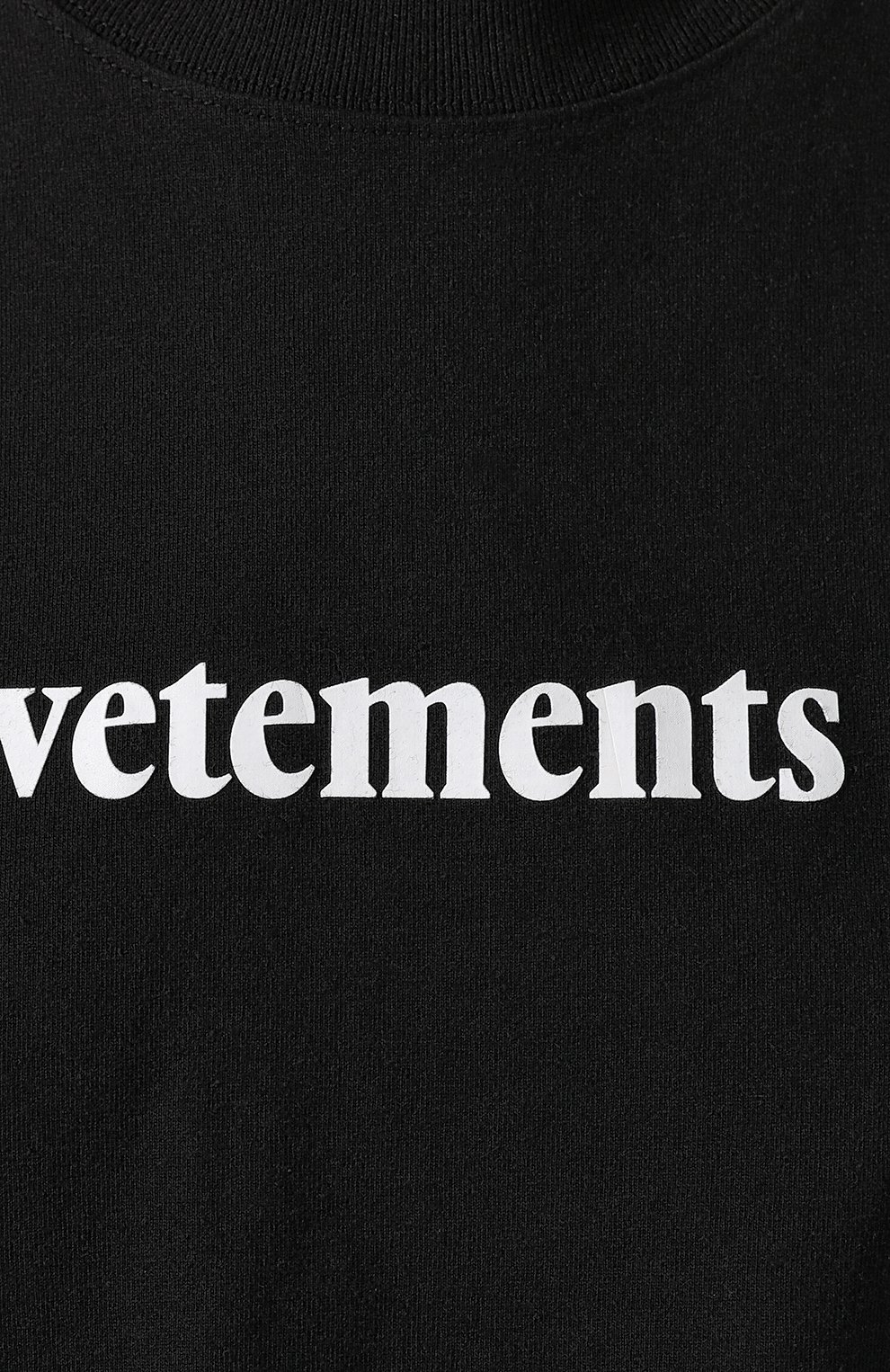 Хлопковая футболка VETEMENTS, арт. SS20TR305 1610/W/BLACK/WHITE, фото 5