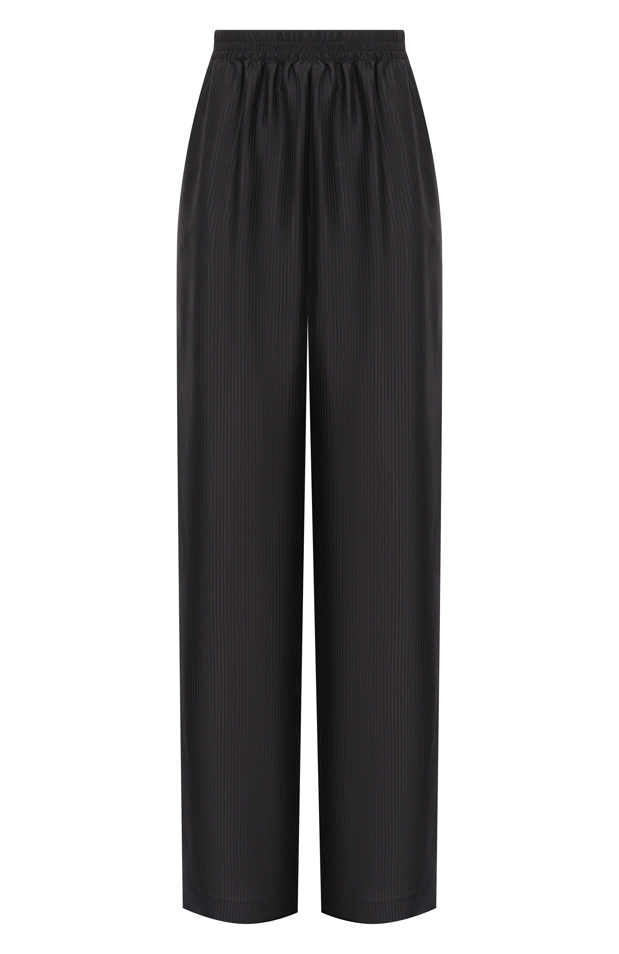 Шелковые брюки PETAR PETROV черного цвета по цене 148000 руб., арт. S26TP6, фото 1 Шелковые брюки PETAR PETROV, арт. S26TP6, фото 1