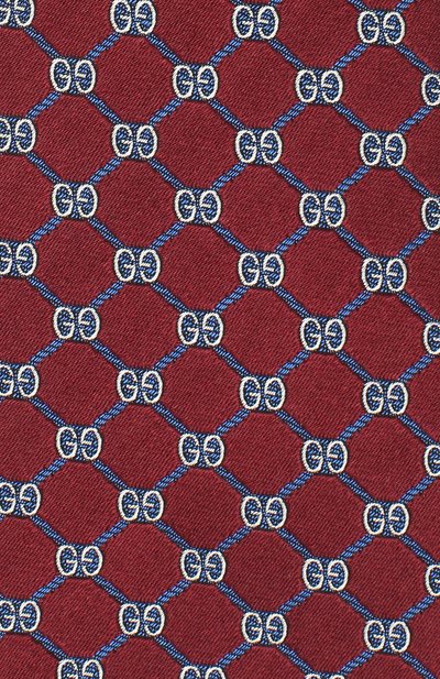 Шелковый галстук GUCCI бордового цвета по цене 16600 руб., арт. 625461/4E002, фото 3 Шелковый галстук GUCCI, арт. 625461/4E002, фото 3