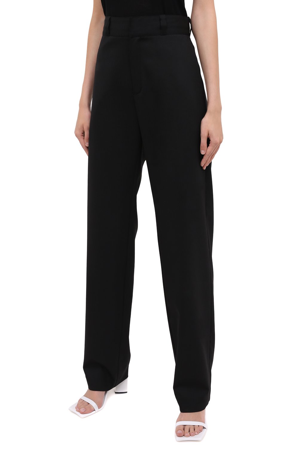 Шерстяные брюки VETEMENTS, арт. WAH21PA079 1204/BLACK, фото 4