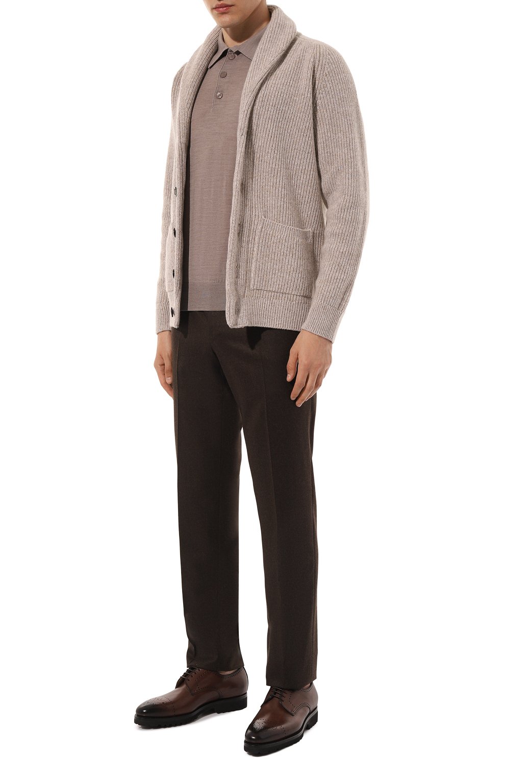 Кожаные дерби KITON, арт. USSA092N0010004, фото 2