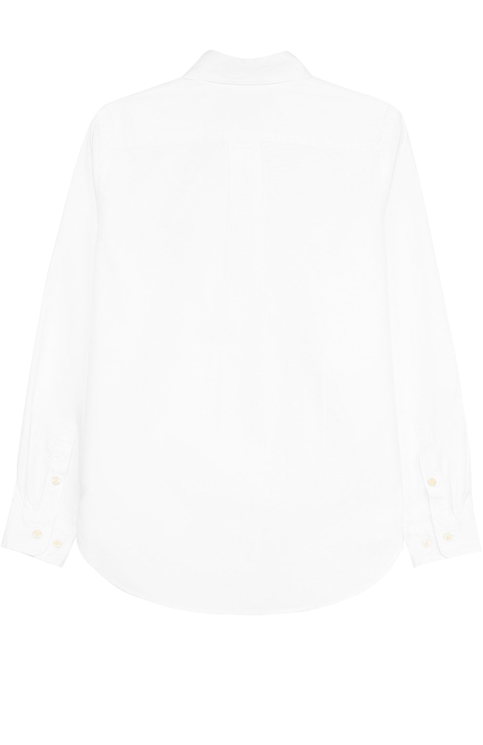 Хлопковая рубашка с логотипом бренда RALPH LAUREN белого цвета по цене 8710 руб., арт. 323600259, фото 2 Хлопковая рубашка с логотипом бренда RALPH LAUREN, арт. 323600259, фото 2