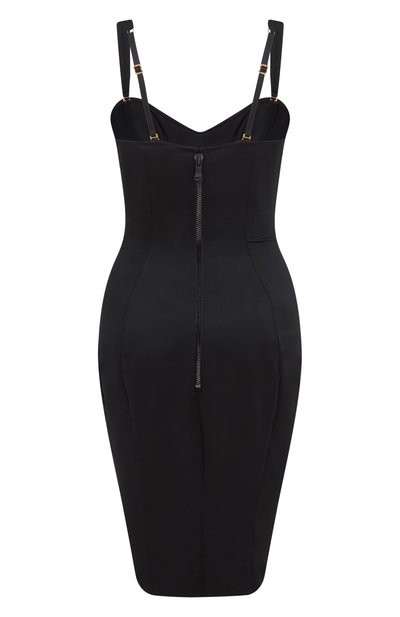 Атласное платье arina AGENT PROVOCATEUR черного цвета по цене 119900 руб., арт. AP12585001001, фото 2 Атласное платье arina AGENT PROVOCATEUR, арт. AP12585001001, фото 2