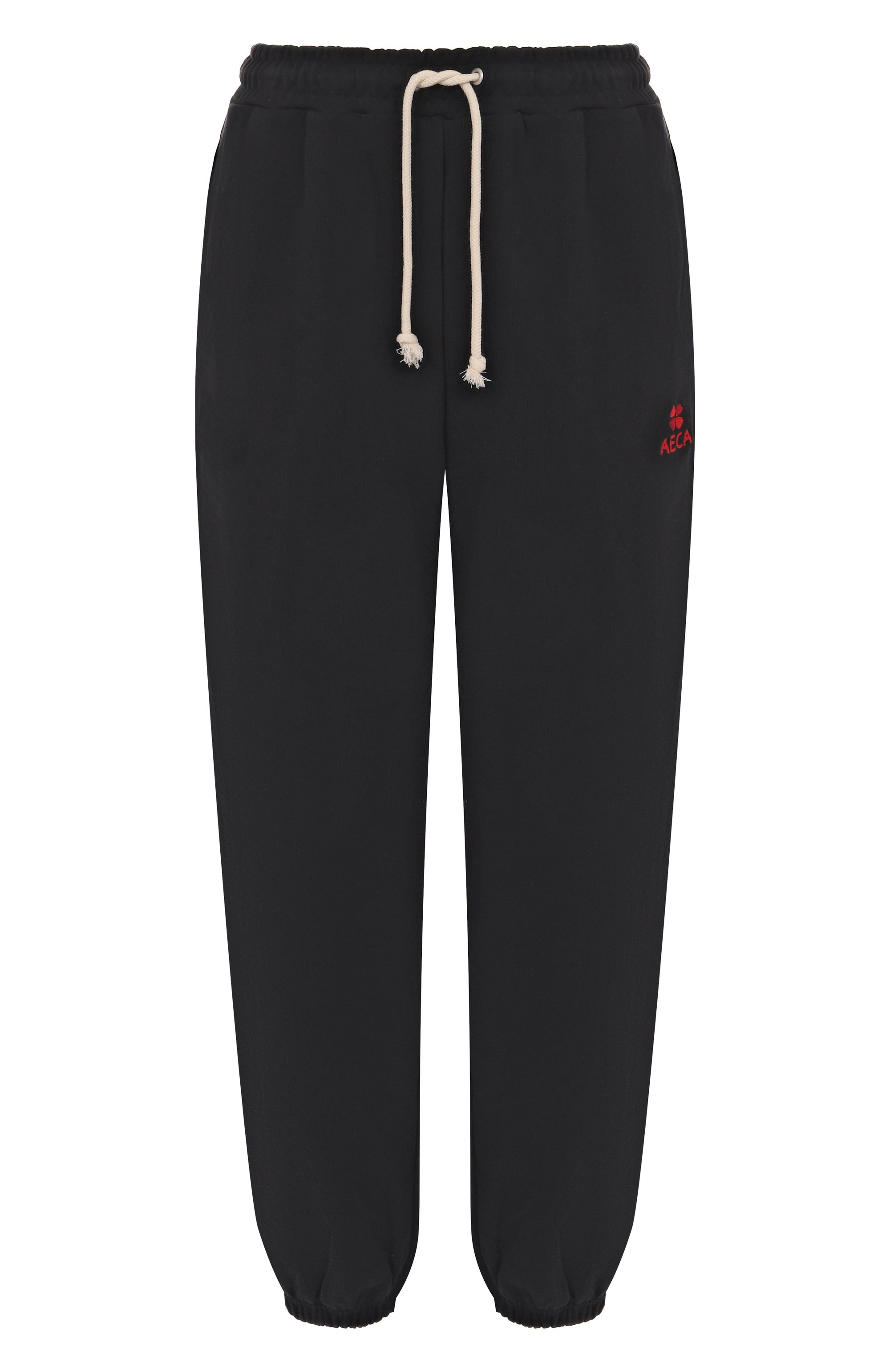 Хлопковые джоггеры AECA WHITE, арт. AWCMFWBDBSLSO001C0.BLACK (S), фото 1