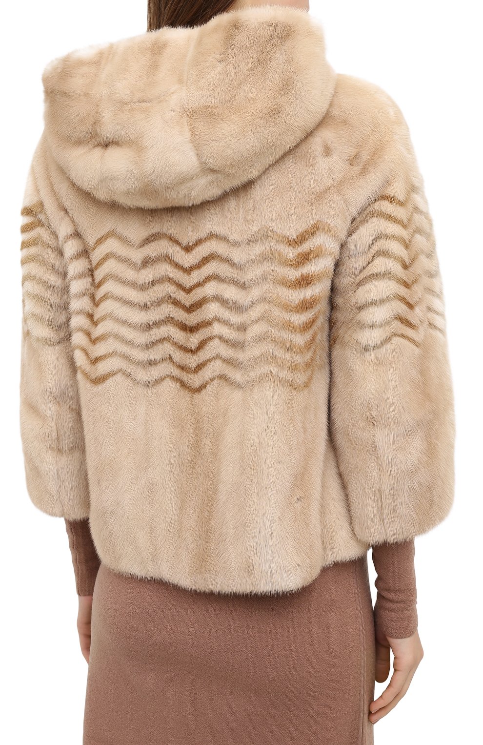 Шуба из меха норки LORO PIANA, арт. FAF0833, фото 7