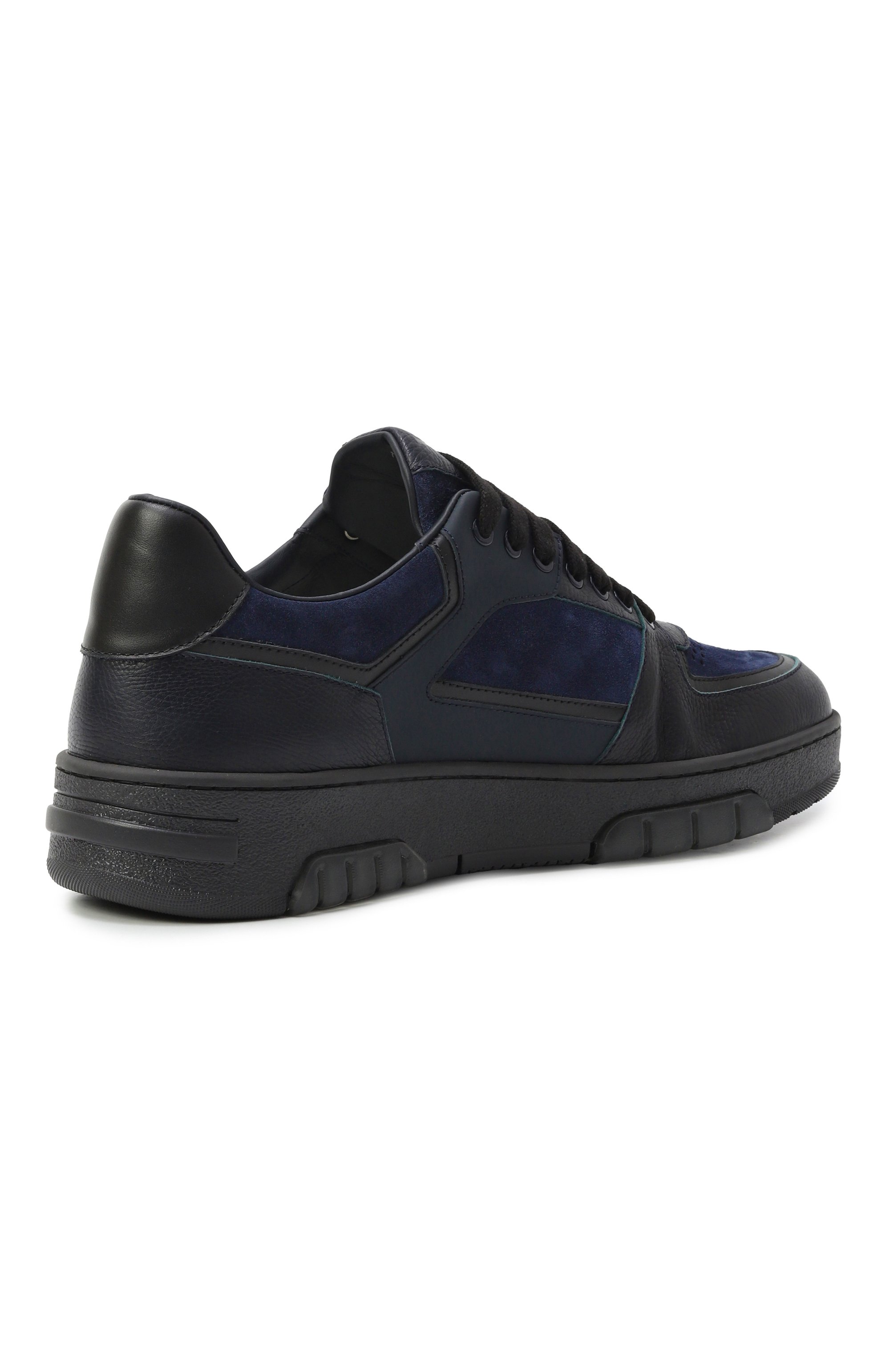 Кожаные кеды johan ARTIOLI темно-синего цвета по цене 135500 руб., арт. 0S722, фото 5 Кожаные кеды johan ARTIOLI, арт. 0S722, фото 5