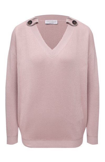 Хлопковый свитер BRUNELLO CUCINELLI, арт. M19198302, фото 1