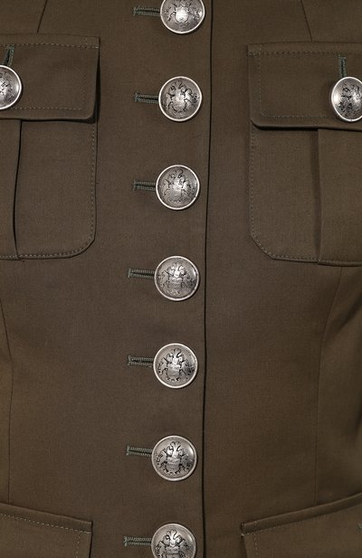 Хлопковый жакет MICHAEL KORS COLLECTION, арт. 804AKN025A, фото 5