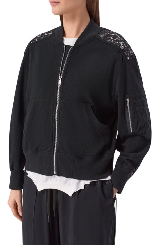 Хлопковая толстовка Undercover UP1F1206 Чёрный  UP1F1206 Фото 3