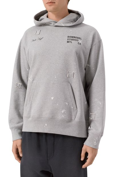 Хлопковое худи DOMREBEL, арт. M STAFF PULL0VER H00DIE, фото 3