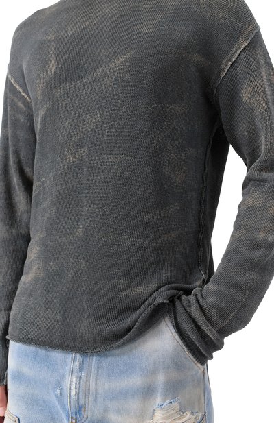 Джемпер из хлопка и льна TRANSIT темно-серого цвета по цене 43950 руб., арт. CFUTRW12470R, фото 5 Джемпер из хлопка и льна TRANSIT, арт. CFUTRW12470R, фото 5