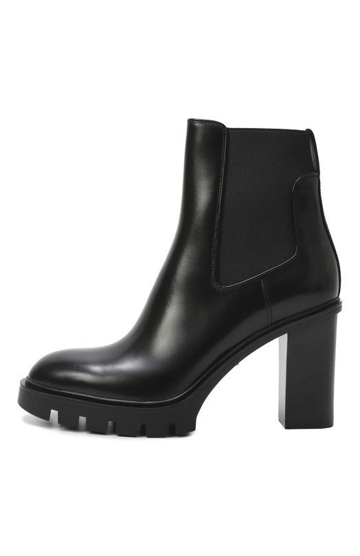 Кожаные ботильоны Santoni WTCG59599HL8BUDY Чёрный  WTCG59599HL8BUDY Фото 4