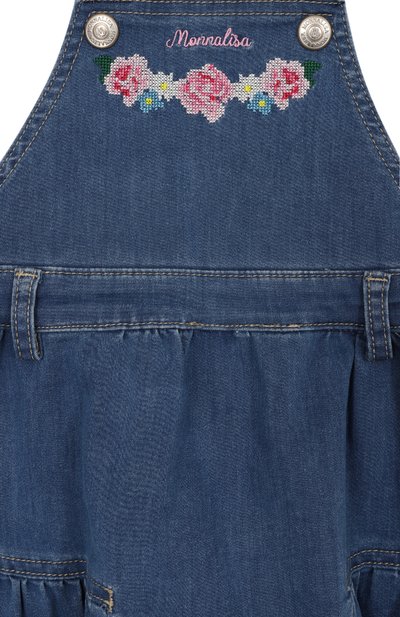 Джинсовый сарафан MONNALISA, арт. 39G704, фото 3