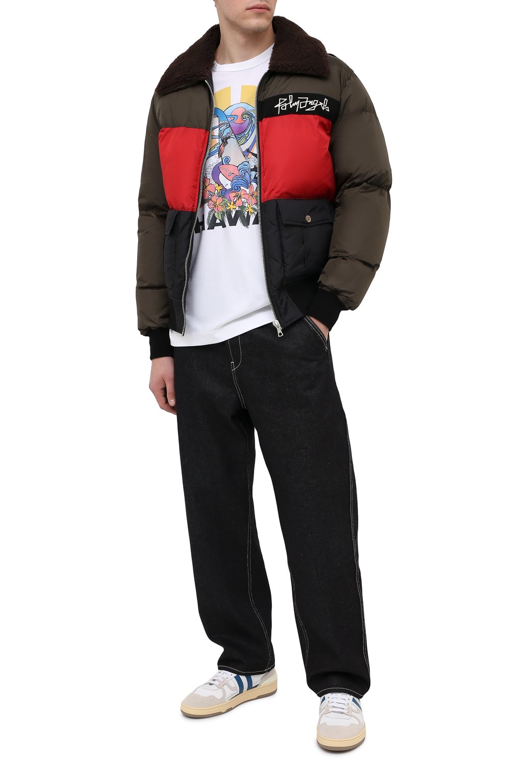 Утепленный бомбер PALM ANGELS, арт. PMEH007F20FAB0015701, фото 2