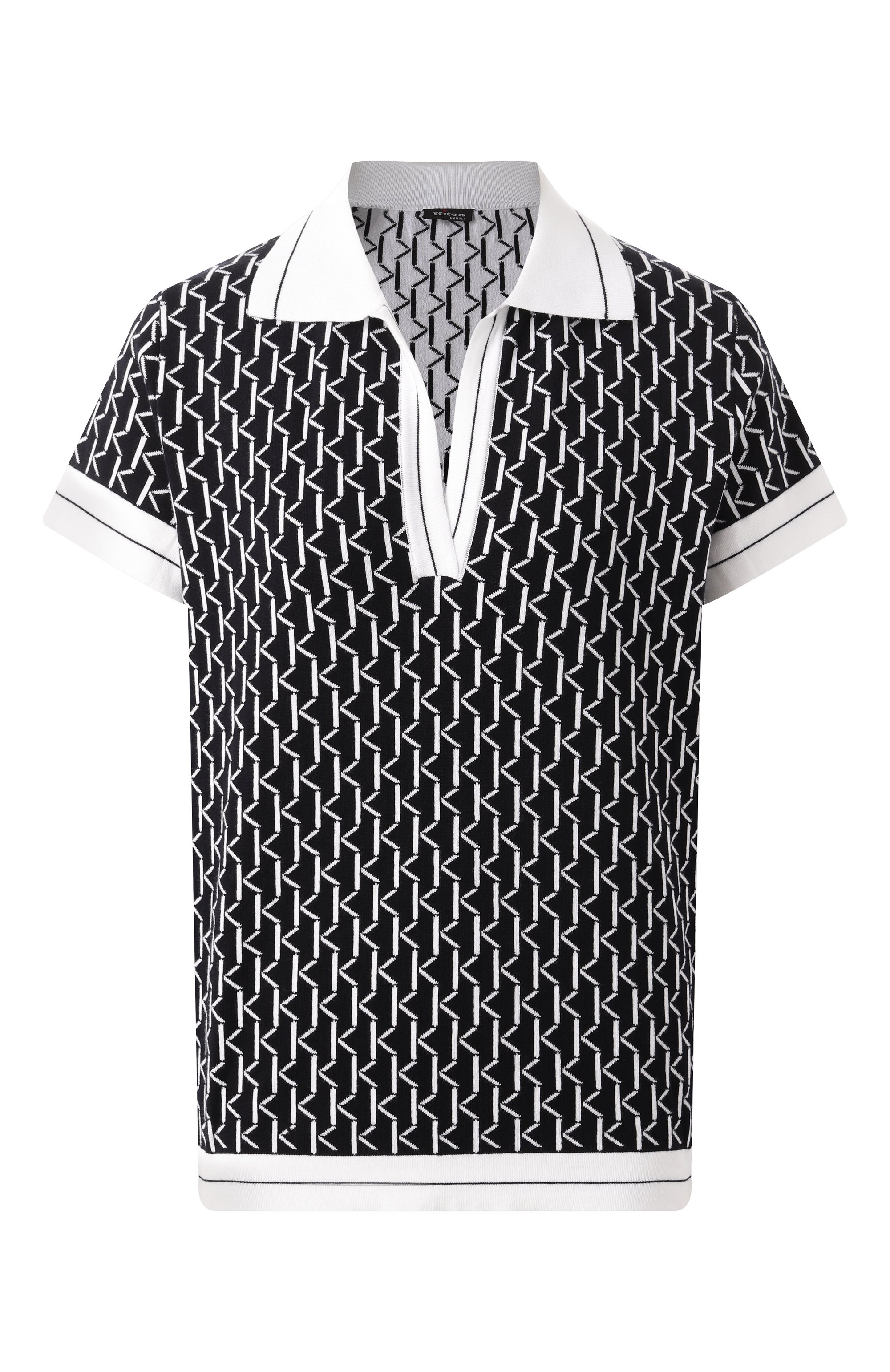 Хлопковое поло KITON, арт. D59778K0954F01, фото 1