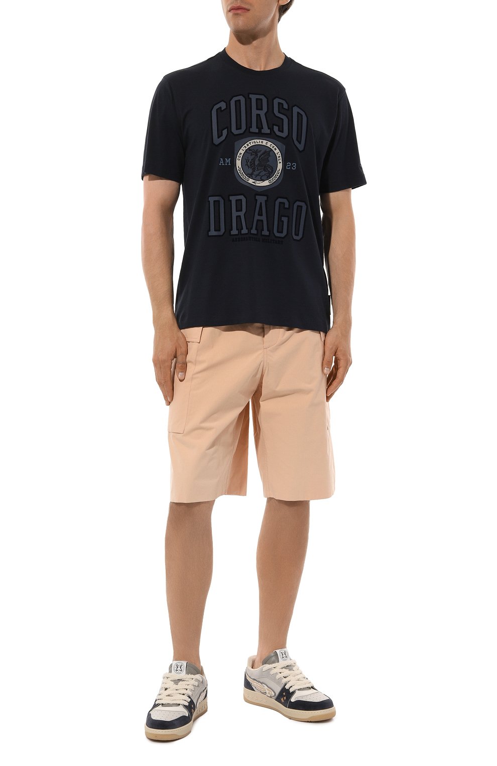 Хлопковая футболка AERONAUTICA MILITARE, арт. 242TS2304J611, фото 2