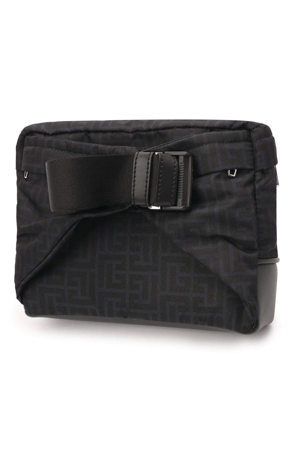 Текстильная поясная сумка BALMAIN черного цвета по цене 89950 руб., арт. XM1AB158/TNYM, фото 4 Текстильная поясная сумка BALMAIN, арт. XM1AB158/TNYM, фото 4