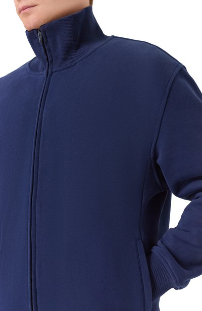 Хлопковая толстовка 12 STOREEZ синего цвета по цене 19000 руб., арт. 126492, фото 5 Хлопковая толстовка 12 STOREEZ, арт. 126492, фото 5