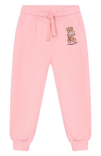 Костюм из толстовки и брюк MOSCHINO светло-розового цвета по цене 28900 руб., арт. HAK033/LDA00, фото 4 Костюм из толстовки и брюк MOSCHINO, арт. HAK033/LDA00, фото 4