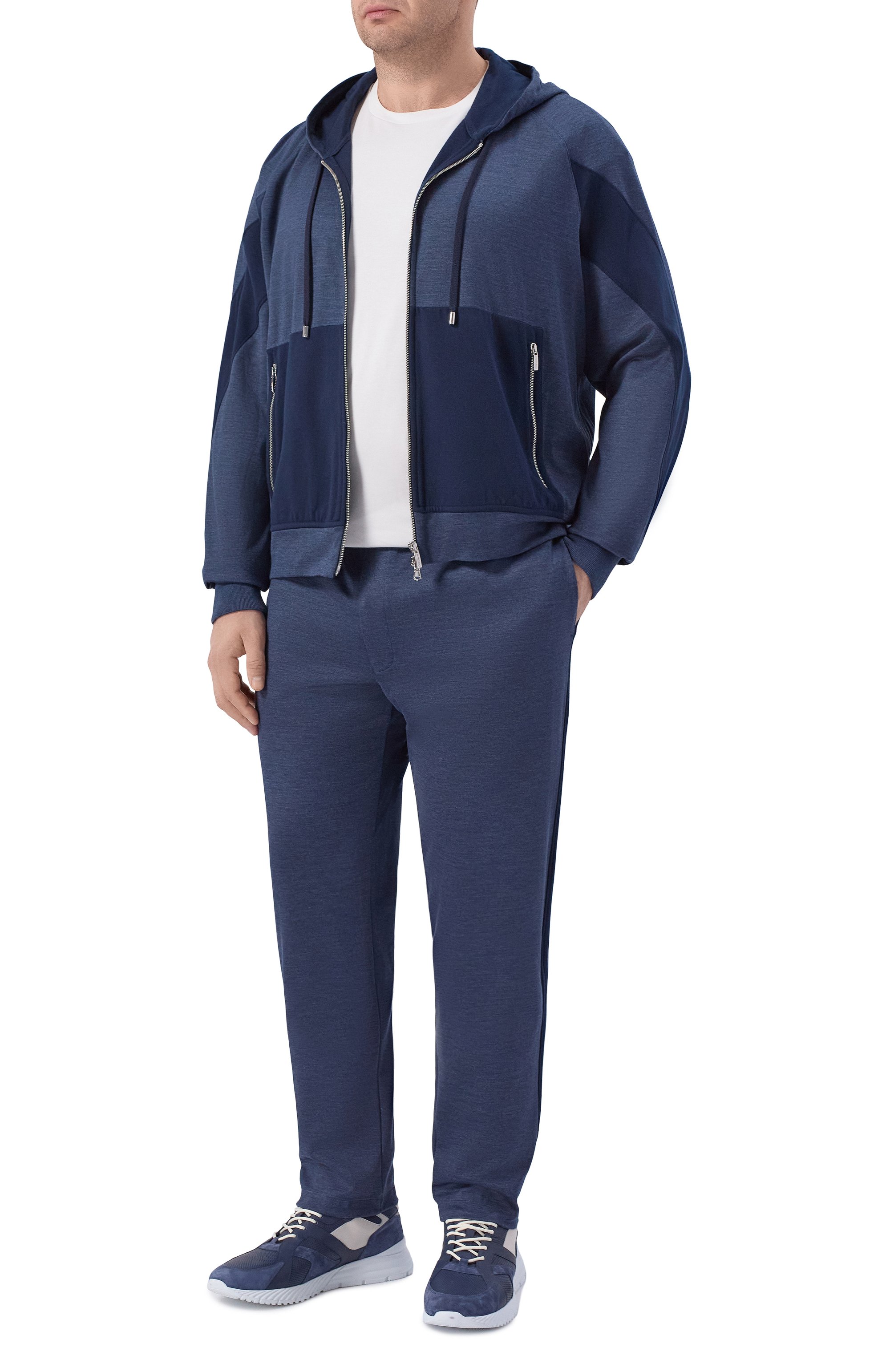 Брюки из хлопка и шелка CORTIGIANI, арт. 4AF621, фото 2