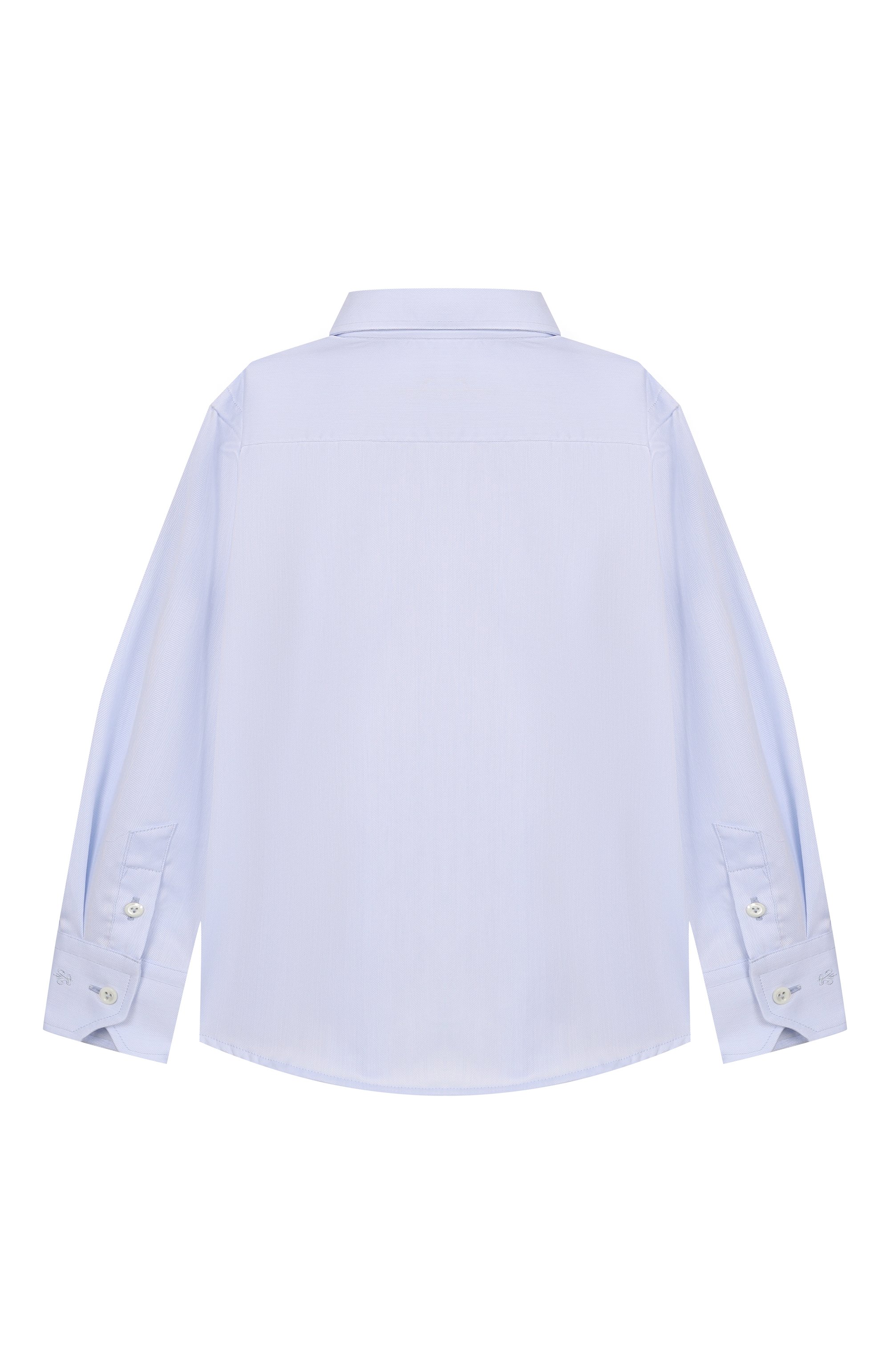 Хлопковая рубашка VAN LAACK голубого цвета по цене 12500 руб., арт. VL-T0BY-P0/150082/116-134, фото 2 Хлопковая рубашка VAN LAACK, арт. VL-T0BY-P0/150082/116-134, фото 2