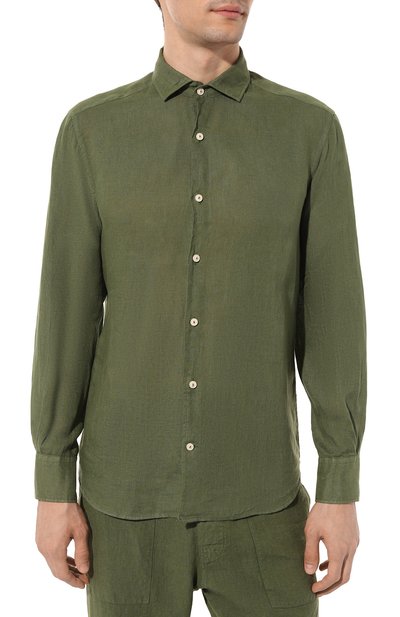 Льняная рубашка MC2 SAINT BARTH, арт. STBM/PAMPL0NA/00513D, фото 3