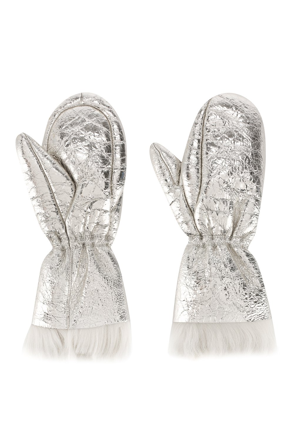 Меховые варежки YVES SALOMON, арт. 20WAA325XXMET0, фото 2