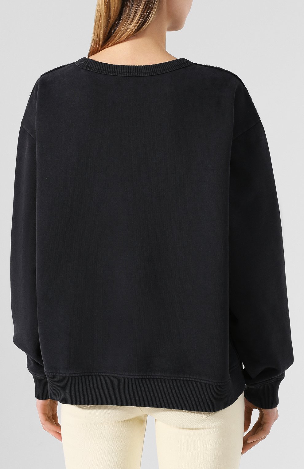 Хлопковый свитшот ACNE STUDIOS, арт. AI0045/W, фото 4