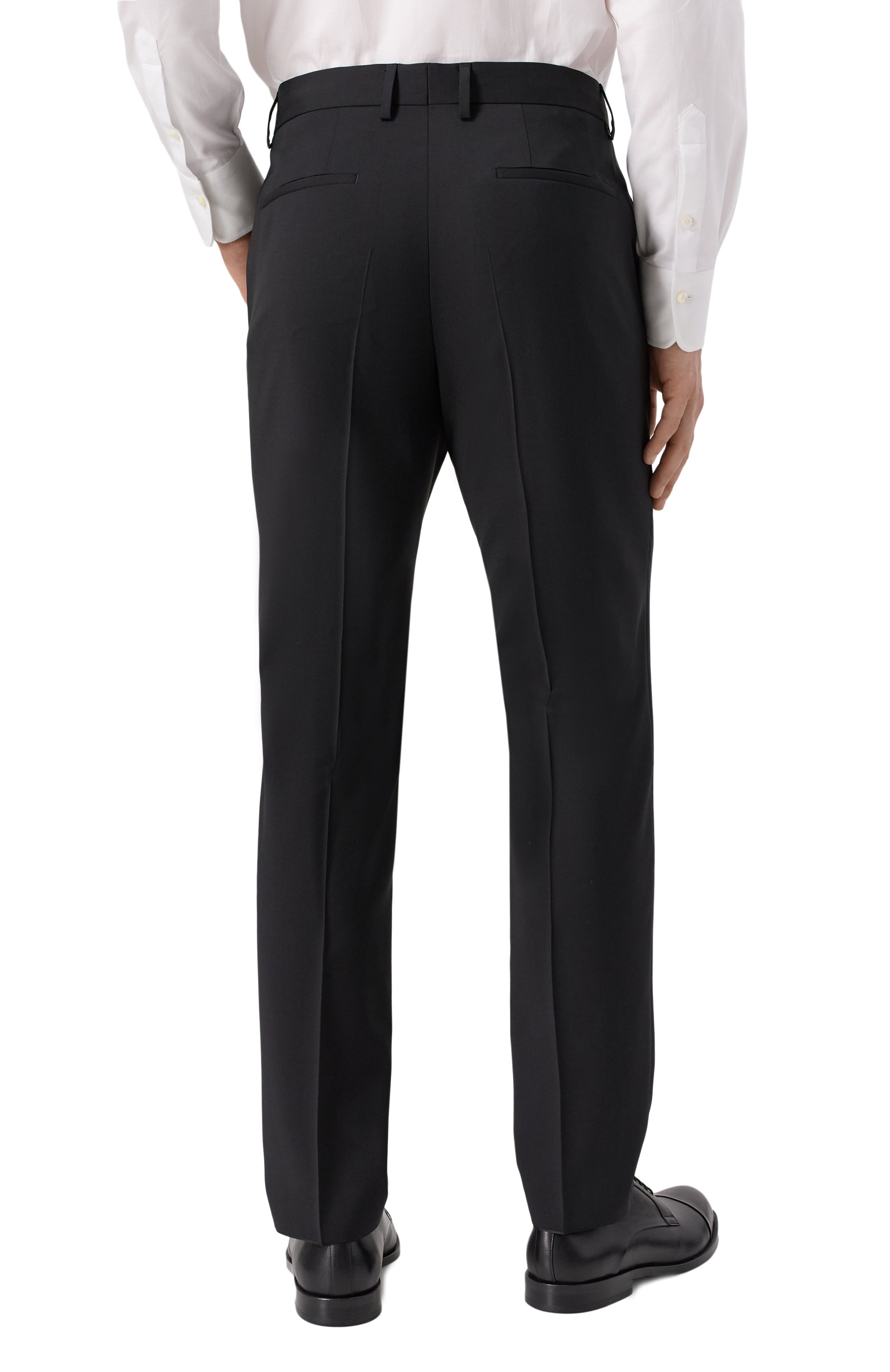 Шерстяные брюки BOSS, арт. 50537573, фото 4