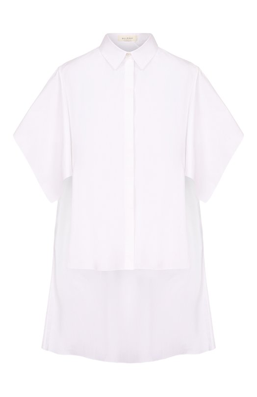 

Хлопковая рубашка Delpozo, Белый