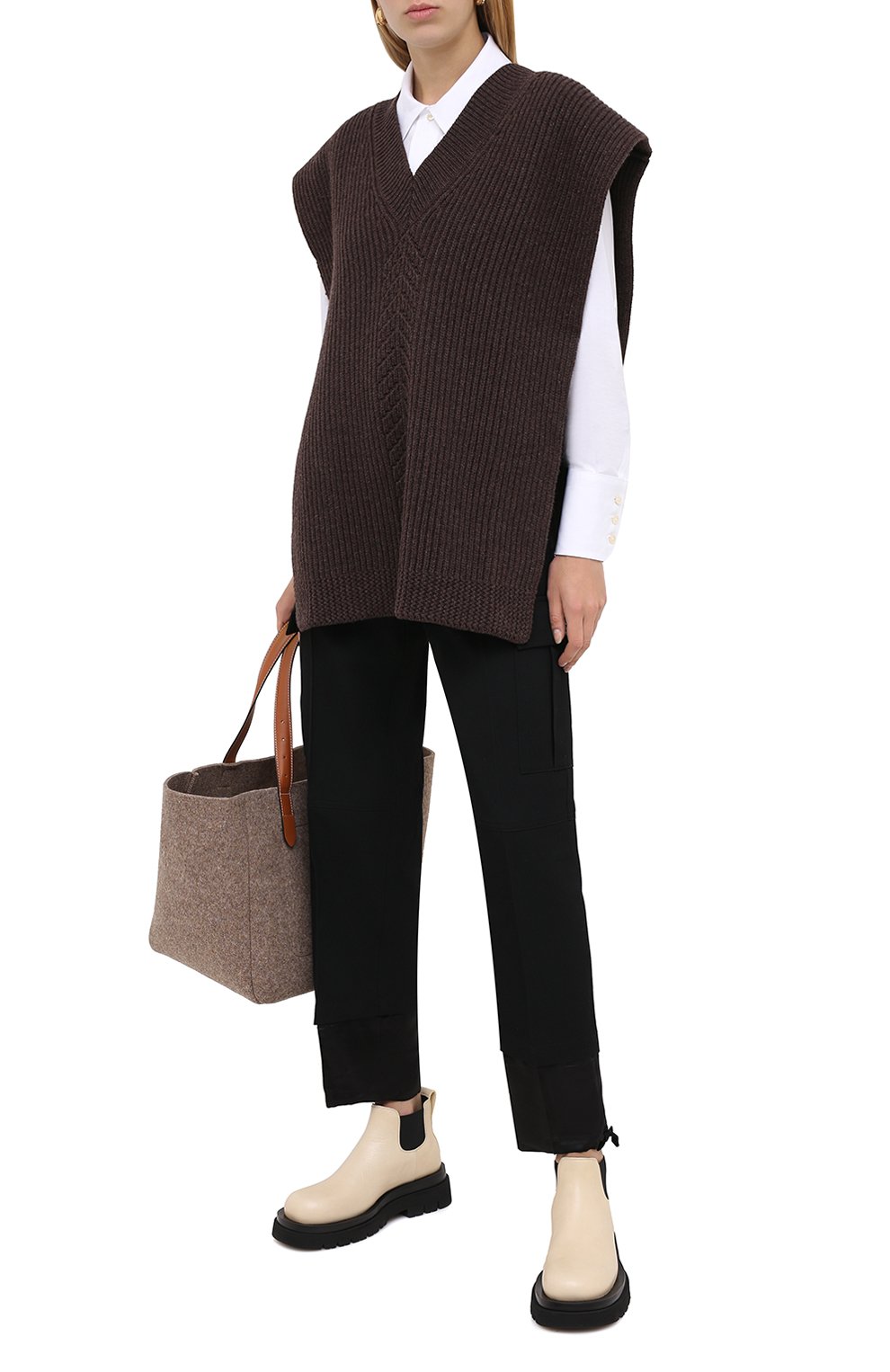 Шерстяные брюки JW ANDERSON, арт. TR0073 PG0011, фото 3