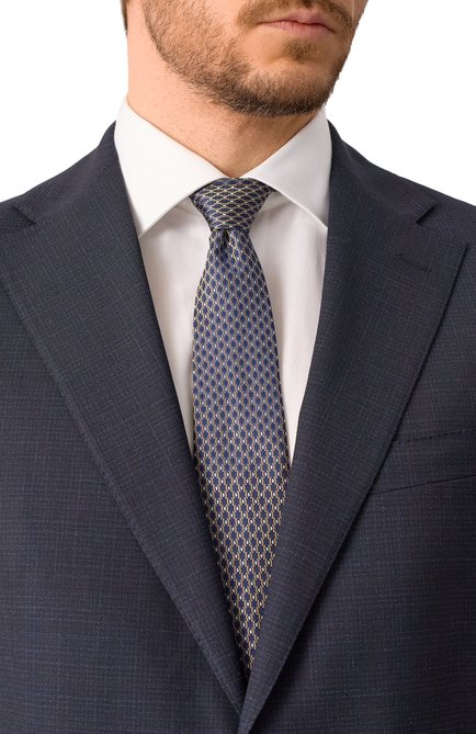 Мужской шелковый галстук CANALI, арт. 18/HJ04238