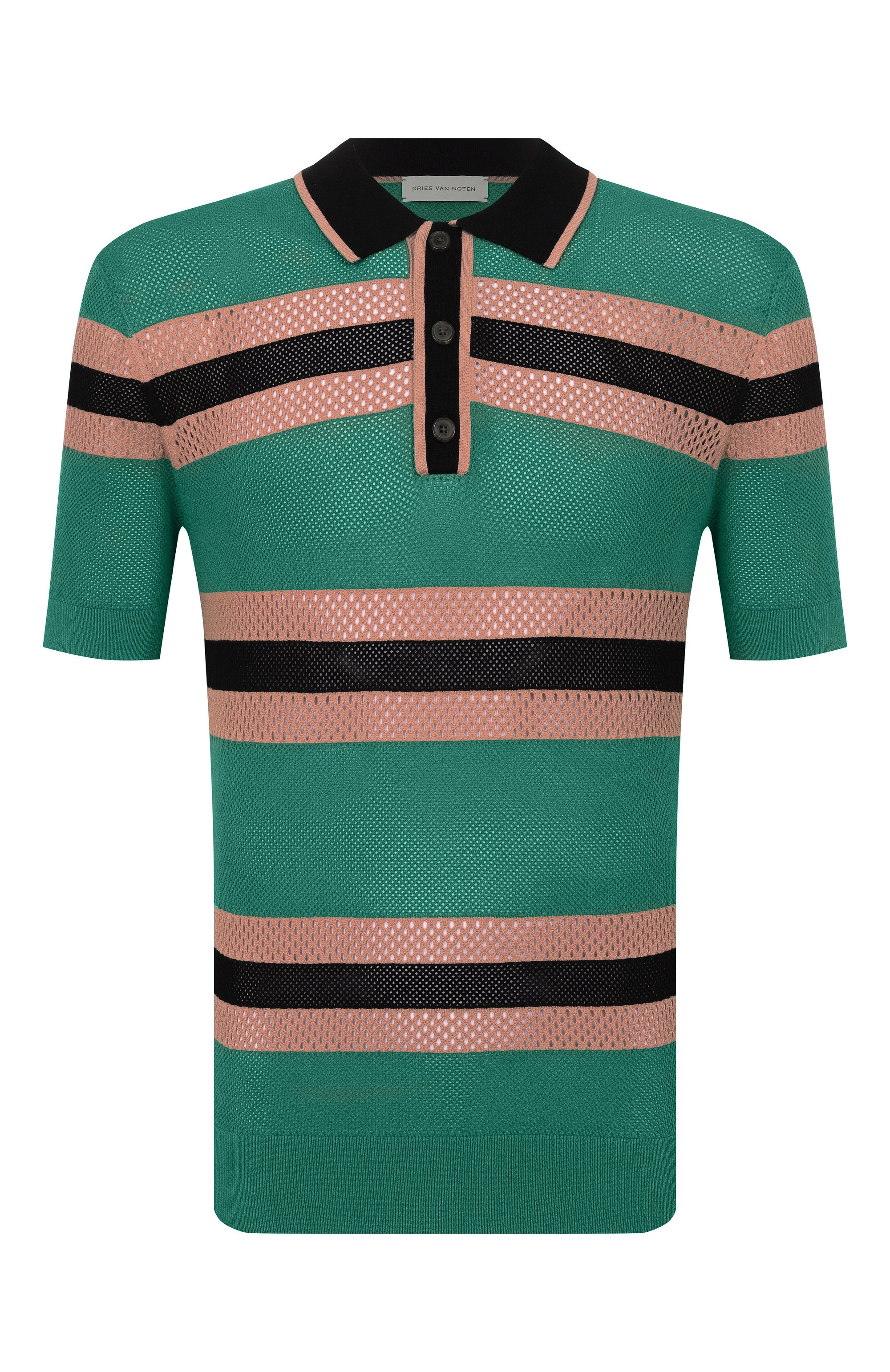 Поло из вискозы DRIES VAN NOTEN, арт. 021218/3701, фото 1