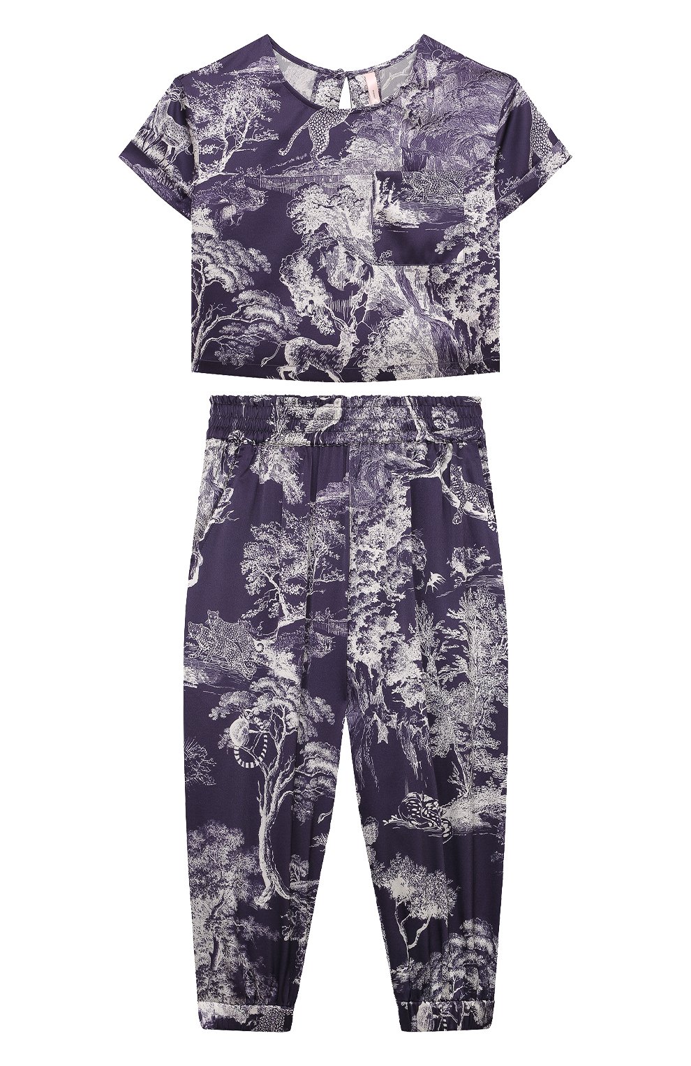 Шелковая пижама NORVEG, арт. 24HSSSTTG-102, фото 1