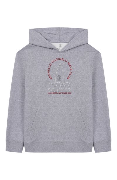 Хлопковое худи BRUNELLO CUCINELLI, арт. BW863E188C