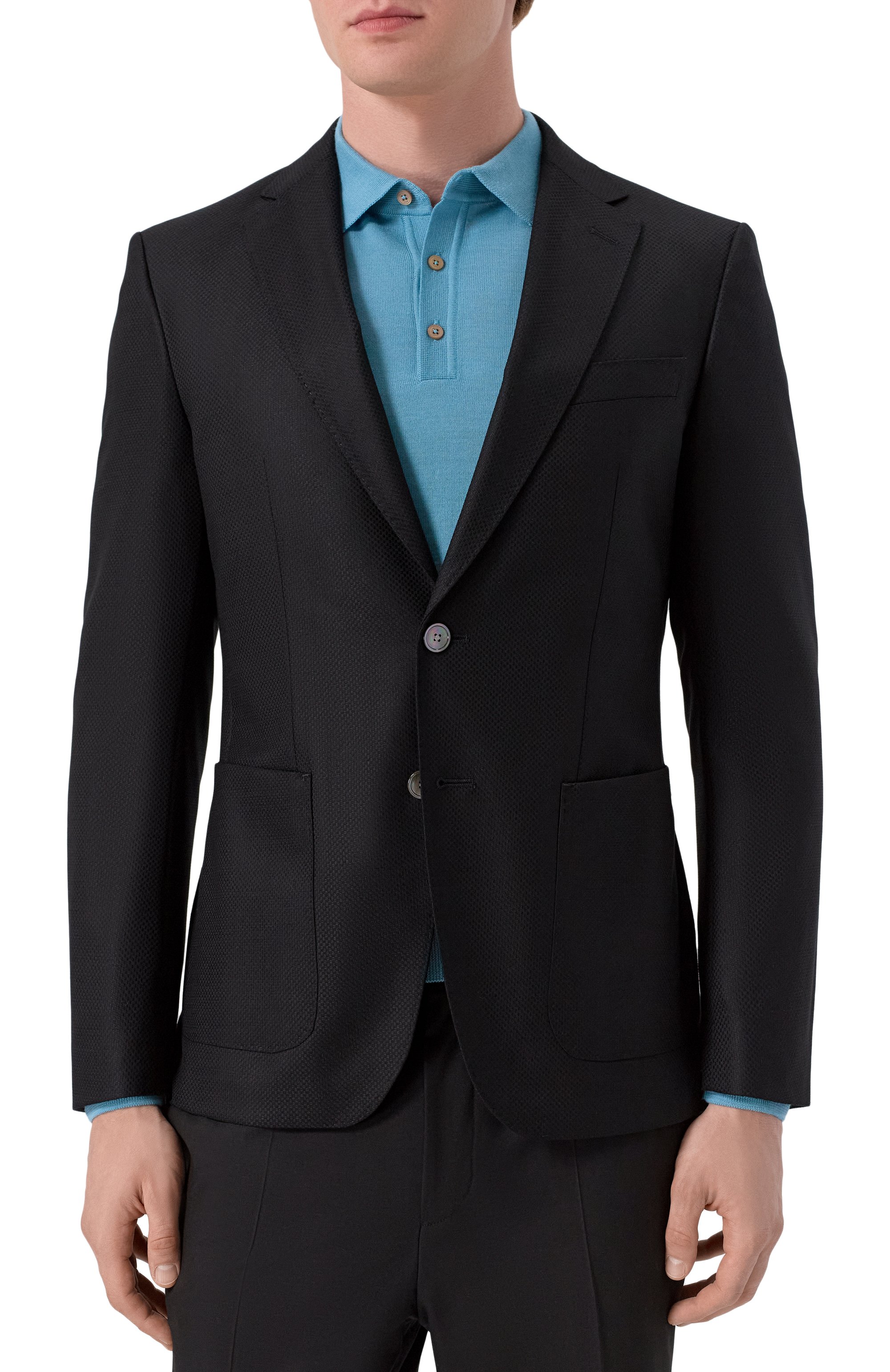 Шерстяной пиджак BOSS, арт. 50545880, фото 4