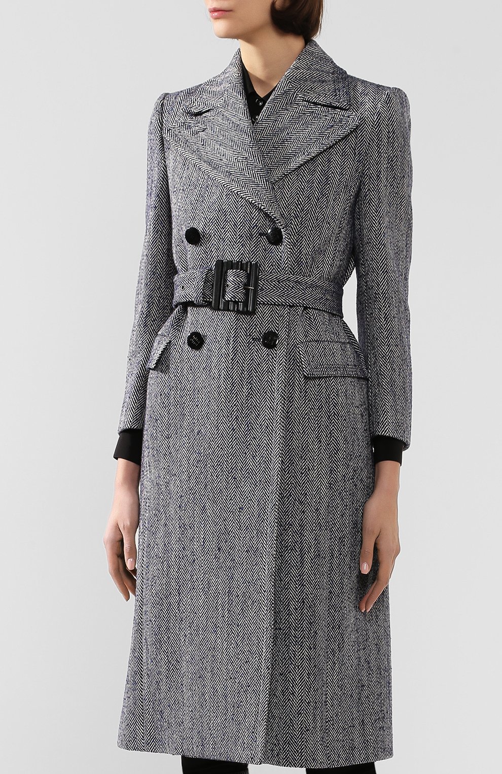 Шерстяное пальто GIVENCHY серого цвета по цене 263500 руб., арт. BWC05J12AR, фото 3 Шерстяное пальто GIVENCHY, арт. BWC05J12AR, фото 3