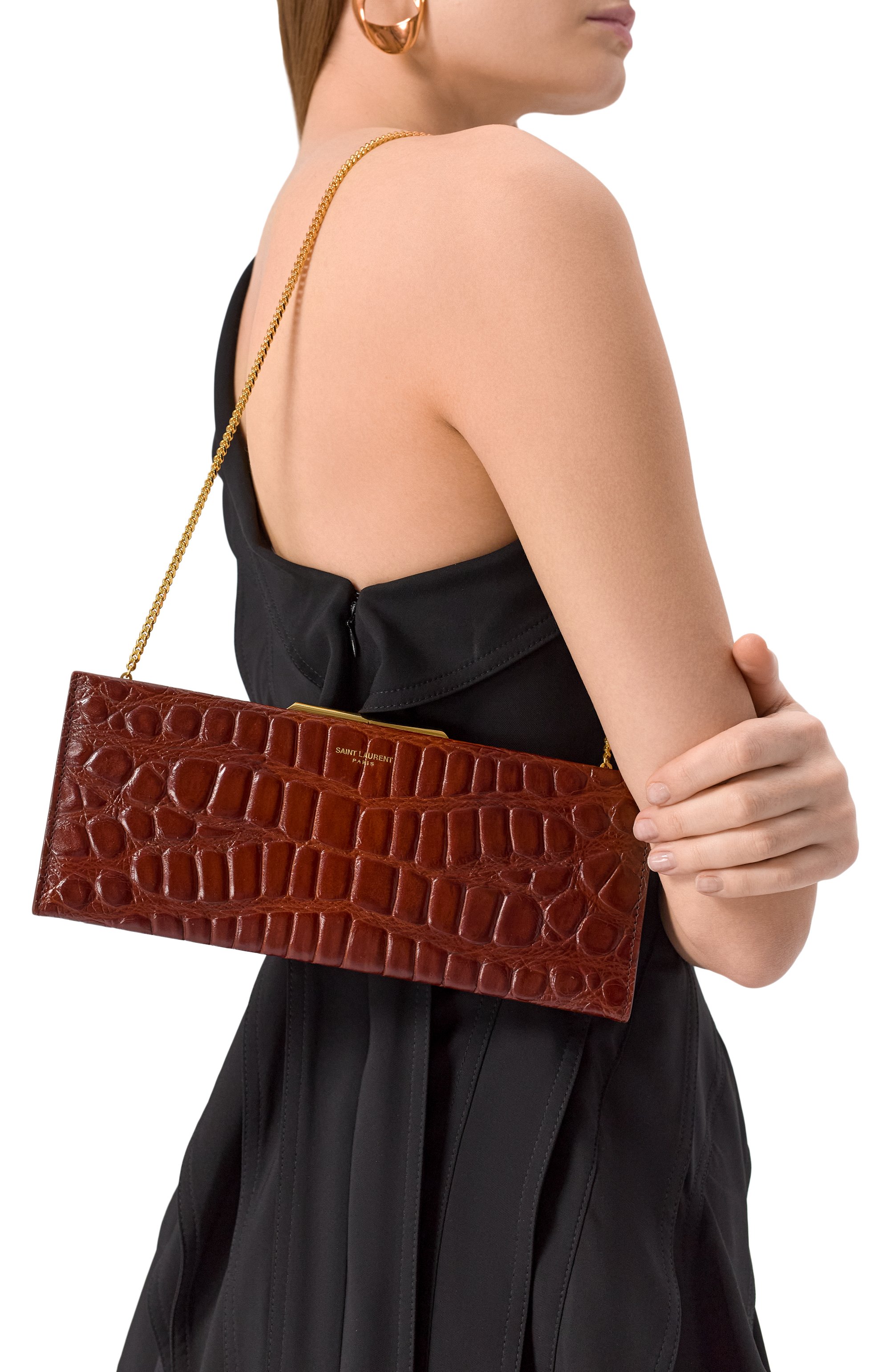 Клатч midnight small  SAINT LAURENT, арт. 6976552US1J2582, фото 2